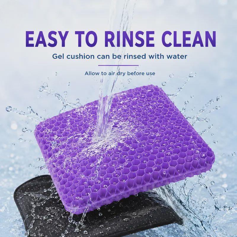 Purple Gel Seat Cushion for Office, Car & Home Comfort